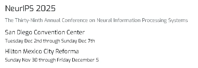 NeurIPS 2025: AI's Grand Tour Hits San Diego & Mexico City
