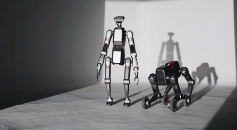 Diagram showing the modular components and configurations of the LimX Dynamics Tron2 robot.