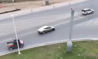 A prototype of the Tesla Cybercab spotted on public roads in Texas.