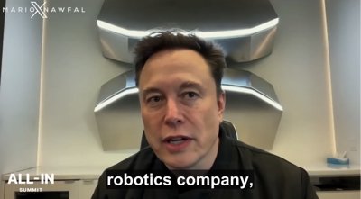 Elon Musk's quote about the upcoming Optimus V3 humanoid robot.