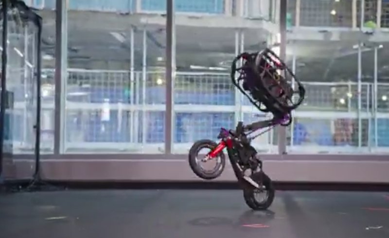 AI Robots Outperform Humans in Motorcycle Stunts