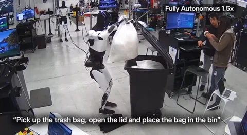 Tesla Optimus Now Learning From Internet Videos, Takes Out Trash