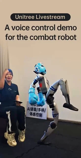 Unitree Showcases Voice-Controlled Combat Robot in Livestream