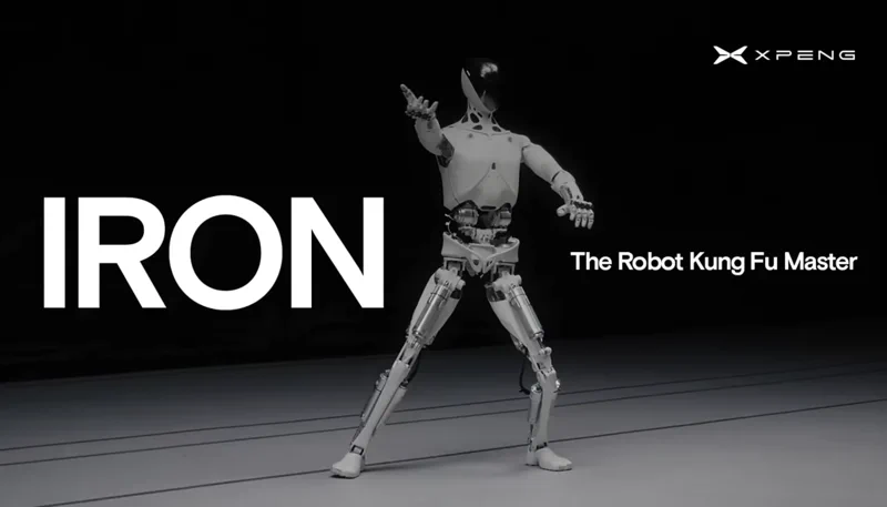 XPENG's IRON Robot is a Kung Fu Master
