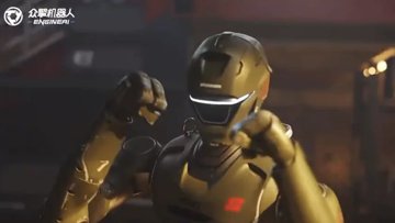 EngineAI T800 Robot Practices Flying Kicks