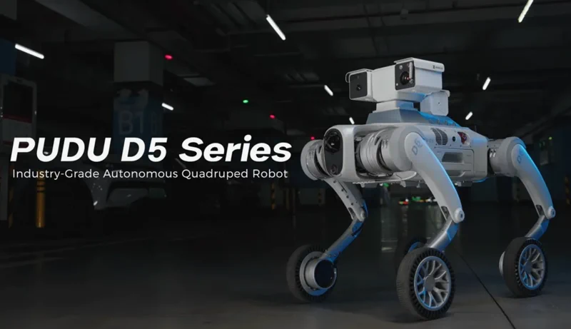 Pudu D5: A New Robot Dog for the Factory Floor