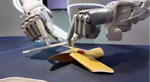 Sharpa's Robot Assembles a Windmill With a Sense of Touch
