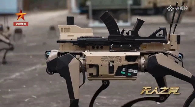 China's New Robot Wolf Pack Comes with Rifles and Missiles