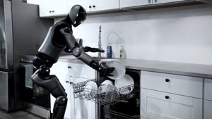 Robot Tackles Household Chores in Kitchen Demo