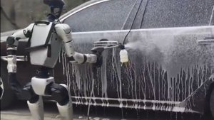 Humanoid Robot Car Washer: Costly Fun or Future Necessity?